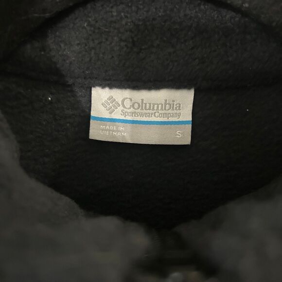 Columbia Vest Women’s Size S Color Black Full Zip Fleece - Picture 3 of 9
